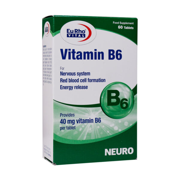 قرص ویتامین B6 یوروویتال |60 عدد