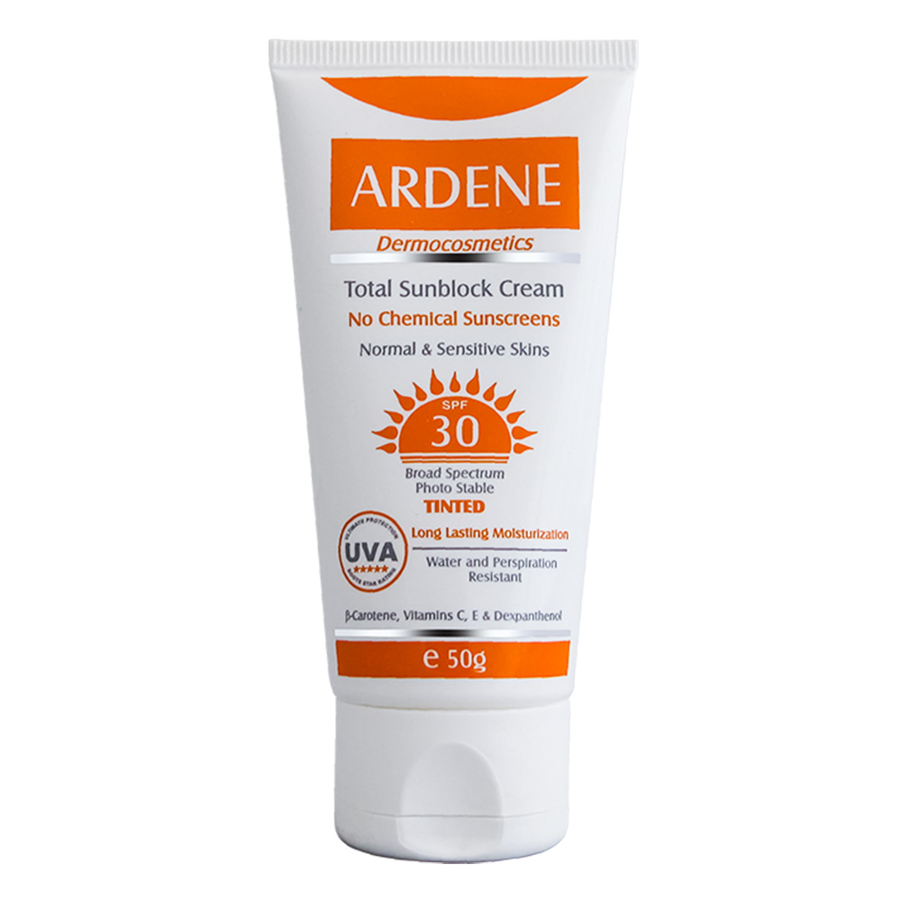 کرم ضد آفتاب رنگی SPF 30 آردن مناسب پوست های معمولی و حساس