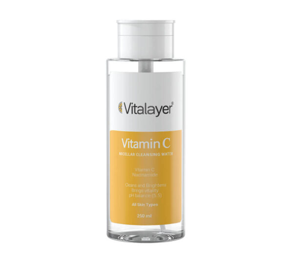 محلول پاک کننده آرایش (میسلار واتر) ویتامین سی ویتالیر