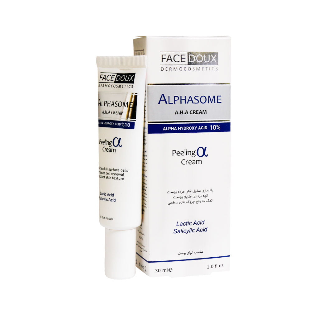 کرم لایه بردار %AHA ۱۰ آلفازوم فیس دوکس Facedoux Alphasome