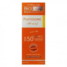کرم ضد آفتاب بی رنگ SPF 50+ فاقد چربی فوتوزوم فیس دوکس Facedoux photosome