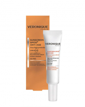 کرم ضد آفتاب ضد چروک SPF 50+ ورونیک Veronique